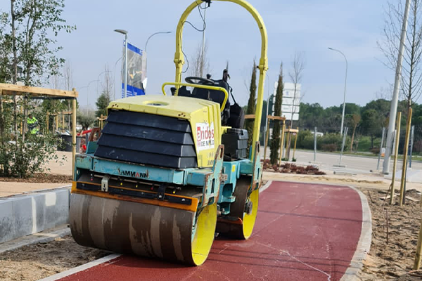 Áridos de Melo completes the replacement of the Arroyofresno bike lane (Madrid)