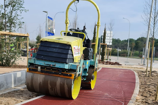 Áridos de Melo finaliza la reposición del carril bici de Arroyofresno (Madrid)