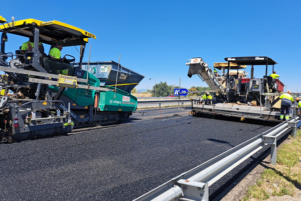 obras de rehabilitación del firme de la Radial 5 para Seitt